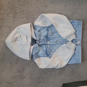 Baby Gap 4T Dino Hood Denim Jacket